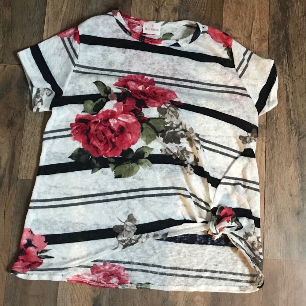 Light floral top